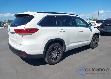 2018 Toyota Highlander Se из США, поврежденный, VIN 5TDKZRFH0JS539636